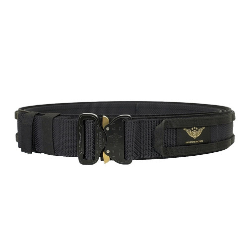 Pas Taktyczny Shooters Factory | Czarny | Klamra Cobra AustriAlpin
