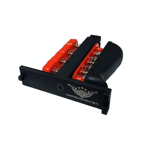 Czerwony trenażer bezstrzałowy Kraken ze sprężynami Medium o oporze od 1,4 do 4,5 kg